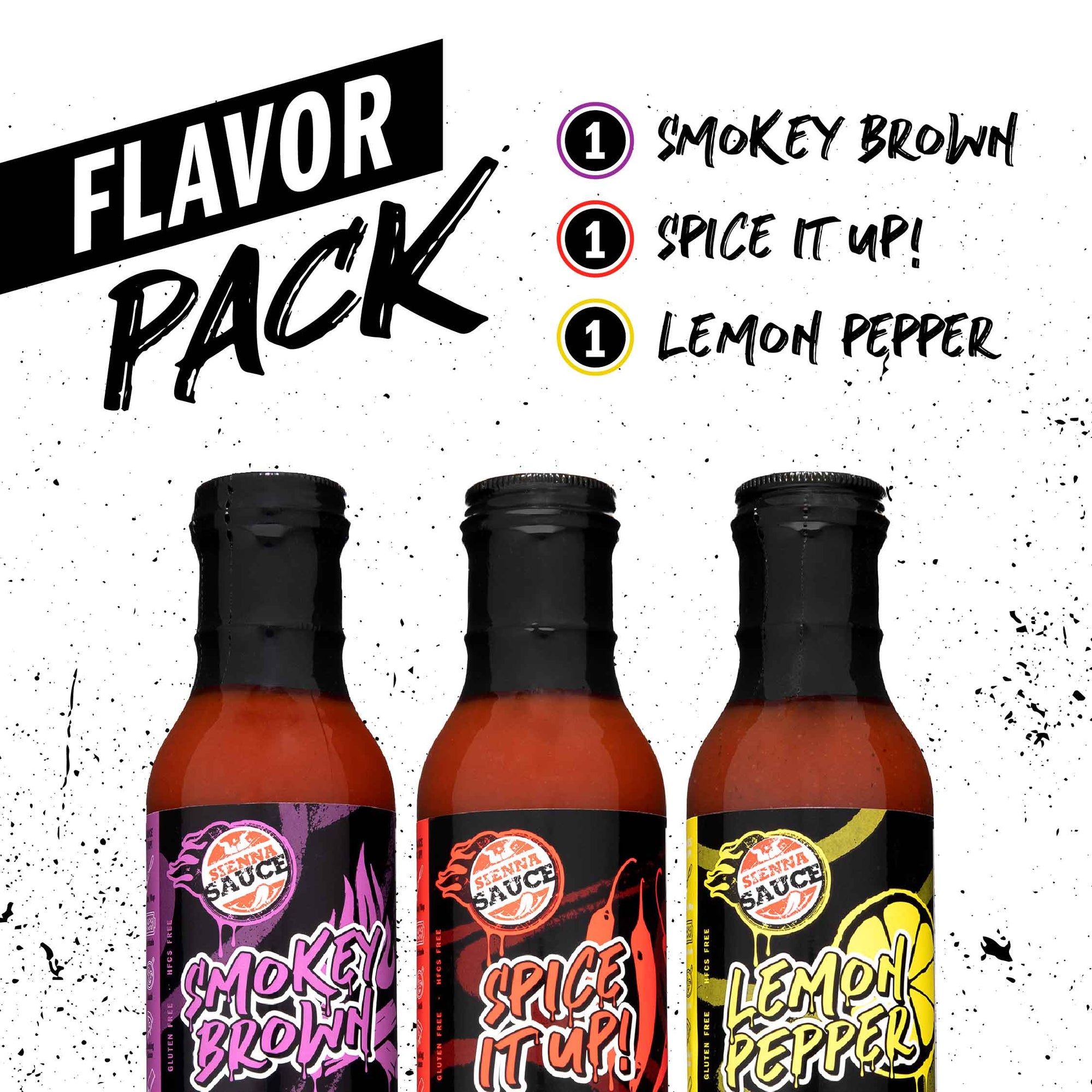 NEW  HOLIDAY PACK - smokey brown, lemon pepper, spice it up!