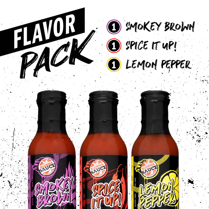 NEW  HOLIDAY PACK - smokey brown, lemon pepper, spice it up!