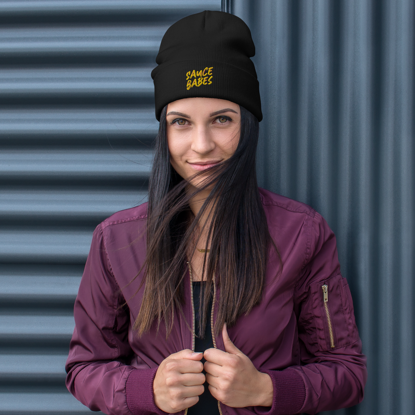 Embroidered Sauce Babes Beanie