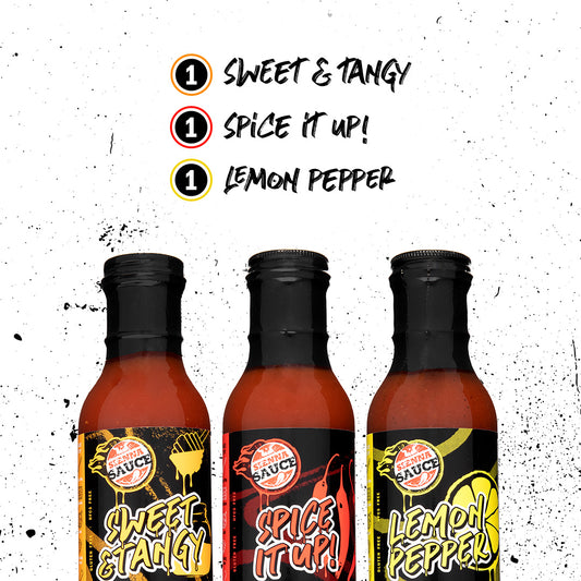 Sweet & Tangy, Spice It Up!, Lemon Pepper Variety Pack