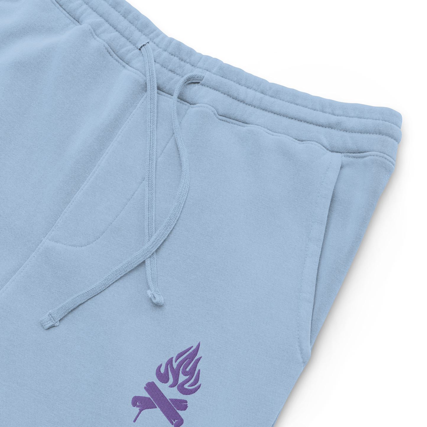 Unisex Smokey Brown Sweatpants (Embroidered)