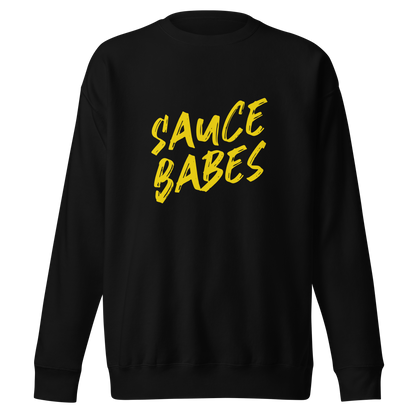 Premium Sauce Babes Sweatshirt (Yellow)