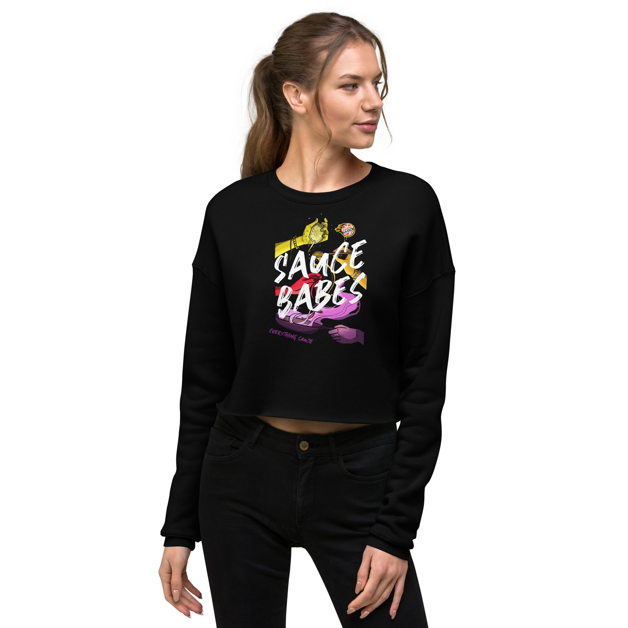 Sauce Babes Sweatshirt (Crop)