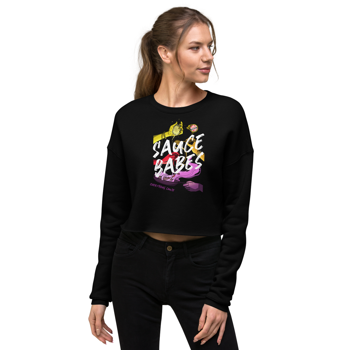 Sauce Babes Sweatshirt (Crop)